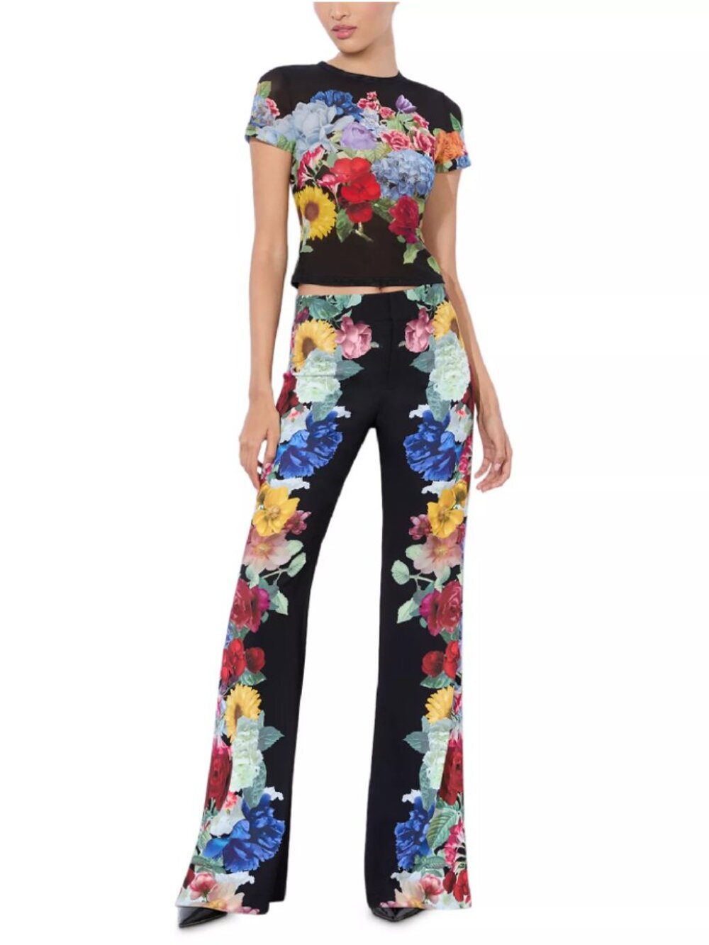 Alice + Olivia *NEW* Andrew Floral Pants